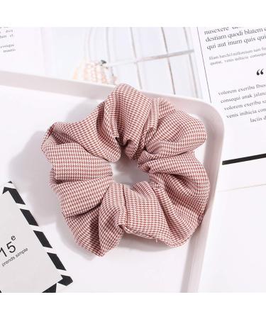 Shop 6 Pack Colorful Fabric Hair Tie Scrunchies for Women | Soft Elastic Ponytail Holders & Hair Accessories - Buy Online on GoSupps.com
