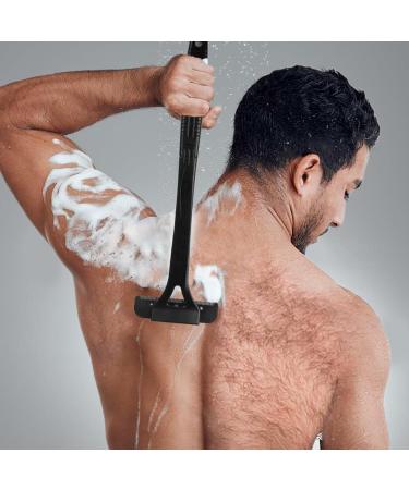 Premium Back Hair Razors for Men | Foldable Body Hair Cutters with Extra-Long Handle | Fast & Portable Hair Removal Tools - Buy Online on GoSupps.com