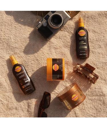 Carroten Intensive Tanning Gel + Oil Spray | Browning Tan Accelerator | Carrot & Coconut Oil | Vitamin A + E for Moisture & Hydration | Water-Resistant, Non-Greasy | Made in Greece | 5 oz Each - Buy Online on GoSupps.com