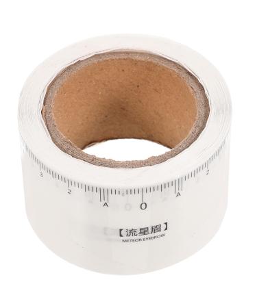 Ipetboom 1 Roll Stickers Eyebrow Stencil Eyebrow Shaping Aid Brow Ruler Eyebrow Mapper Tool Make up Labeling