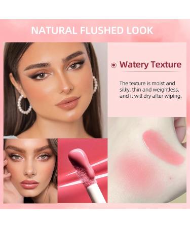 Matte Liquid Blusher Moisturizing Cream Blusher for Cheeks | Lightweight Texture Makeup Tool for Anniversaries Birthdays Graduations Halloween 103 - Buy Online on GoSupps.com