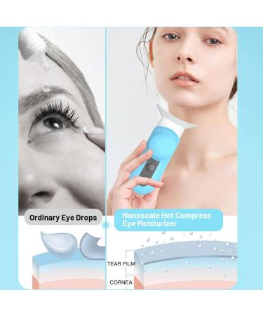 Machine Vapeur pour Les Yeux Safe Healthy Eye Wash Device pulv risation Nano Eyes Steamer 2 Modes | Soins des Yeux Hydratant Machine RapiChauffant 3 Niveaux Temp rature Bleu - Buy Online on GoSupps.com