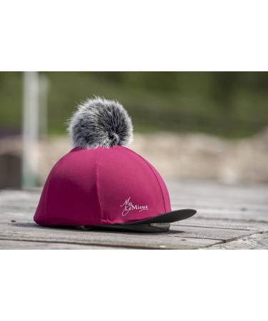 LeMieux Ladies Silk Pom Pom Hat - One Size Mulberry | Premium International Shipping - Buy Online on GoSupps.com