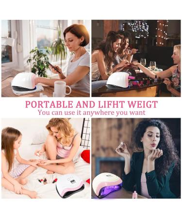 Shop Joyboy 168W UV LED Nail Dryer - Professional Lamp with Smart Timer & LCD Display for All Gel Nails - Buy Online on GoSupps.com