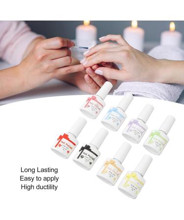 Home Nail Salon Gel Polish Professional 8 Colors DIY Soak Off UV LED Nail Gel for Women Girls - Buy Online on GoSupps.com