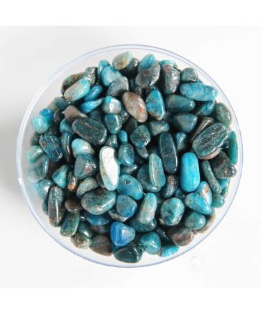 Buy Orienttrea Blue Apatit Drum Stones - 500g Healing Gemstones in Gift Box | Premium Mini Chips for Energy & Chakra Healing - Buy Online on GoSupps.com