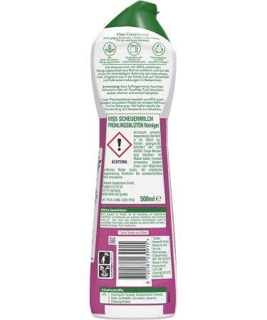 VISS SCHUEMICH MICK Spring Flowers - 100% Natural Cleaning Agents 500ml | Effective Eco-Friendly Cleaner for Your Home - Buy Online on GoSupps.com