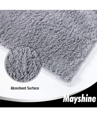 MAYSHINE 6 Pack Microfiber Head Flip Mop Refill Pads - Machine Washable Cleaning Replacements for Wet/Dry Mops - 15.4 X 8.8 Inches - Buy Online on GoSupps.com