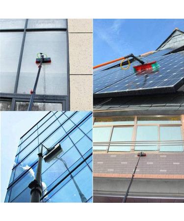 Water/Hose Fed Pole Cleaning Brush Equipment Brush Head Rotated Freely 180 Window Cleaning Brush Equipment Extendable Cleaner Conservatory Roof Cleaning Tools Brushhead35cm-18FT:5.4M Brushhead35cm 18ft:5.4m - Buy Online on GoSupps.com