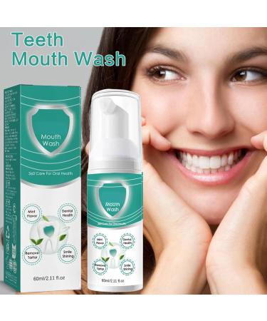 Teeth Mouth Wash Mousse de nettoyage des dents Soin buccal doux et haleine fra che Prot ge les gencives et combat les bact ries Id al pour les d placements et la maison - Buy Online on GoSupps.com