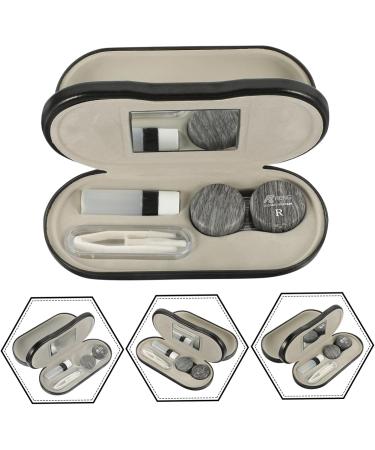 Goohochy 2-in-1 Portable Glasses & Contact Lens Case - Travel Organizer for Eyewear - Buy Online on GoSupps.com