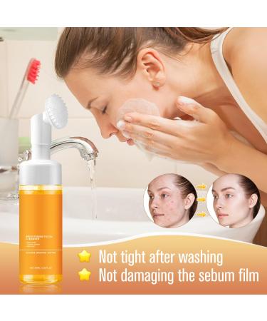 TRIMAKESHOP 2pcs Turmeric Facial Cleanser Turmeric Facial Wash Foaming Cleanser for All Skin - Buy Online on GoSupps.com