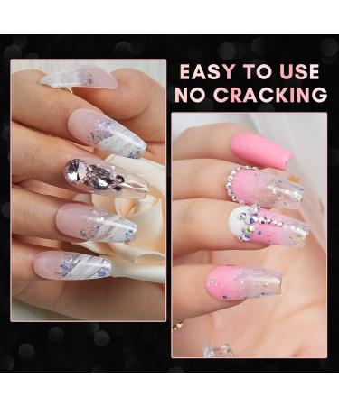 Makartt French Nail Tips 500pcs Half Cover Clear 02 - Press on Fake Nails for Acrylic Extensions | 10 Sizes Nail Tips - Buy Online on GoSupps.com