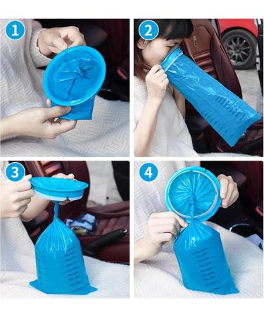 Buy Portable Vomit Bags - 30 Pack Disposable Barf Bags for Travel Motion Sickness Relief for Kids & Pregnant Women - Buy Online on GoSupps.com