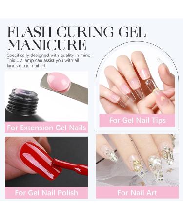 Gelike EC Mini LED Nail Lamp - Portable USB Nail Dryer for Travel - UV LED Light for Gel Nail Art - DIY Manicure at Home - Buy Online on GoSupps.com