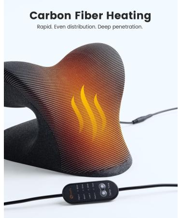 Heated Neck Stretcher for Pain Relief - Immtree Cervical Traction Device with Carbon Fiber Heater & Magnetic Therapy for Neck & Shoulder Relaxation - Buy Online on GoSupps.com