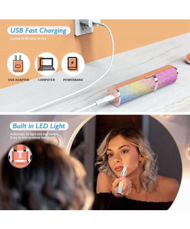 2-in-1 Facial Hair Remover for Women - Rechargeable Epilator for Painless Hair Removal on Face, Eyebrow, Upper Lip - Women's Facial Epilator & Shaver - Buy Online on GoSupps.com