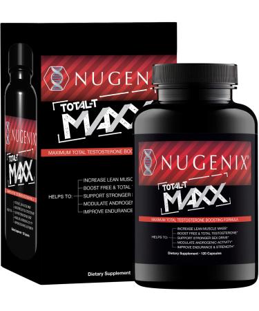 Nugenix Maxx Testosterone Ultra Premium Hardcore Men's Testosterone Booster - 120 Capsules