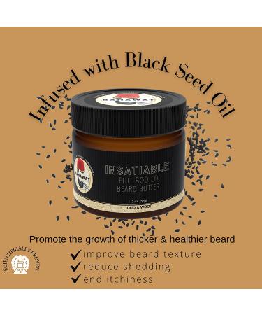Bahawat Beard Butter for Men - Oud & Sandalwood Leave-in Conditioner | Strengthen, Soften & Moisturize with 11 Organic Ingredients | Made in USA | Best Beard Butter - 2 oz - Buy Online on GoSupps.com