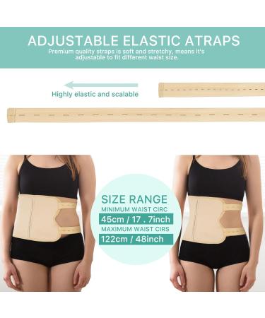Organic Castor Oil Pack Kit for Liver Support Washable Rigid Packs with Adjustable Strap & Castor Oil Included Khaiki Beige - Buy Online on GoSupps.com