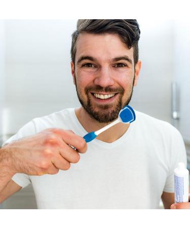 Tmianya 4-Piece Tongue Cleaner Brush Set - Light & Effective Tongue Scrapers for Oral Care | Ideal for Adults & Kids | Perfect for Home & Travel (White One Size) - Buy Online on GoSupps.com