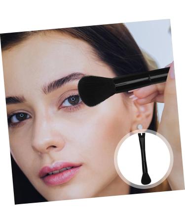 Healeved Aluminum Tube Nose Shadow Brush Nylon Loose Powder Brush Powder Brush Concealer Brush 13.50X2.50X2.00CM Black - Buy Online on GoSupps.com