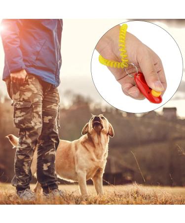Chacerls Dog Clicker Set - 7pcs Adjustable Pet Trainer with Rubber Ring | Best Dog & Cat Training Guide - Buy Online on GoSupps.com