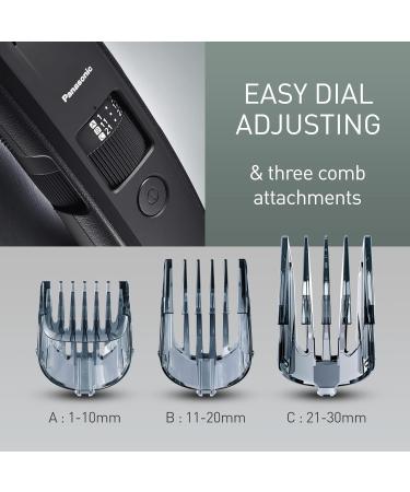 Panasonic ER-GB86 Wet & Dry Electric Beard Trimmer for Men | 58 Cutting Lengths | International Shipping Available - Buy Online on GoSupps.com