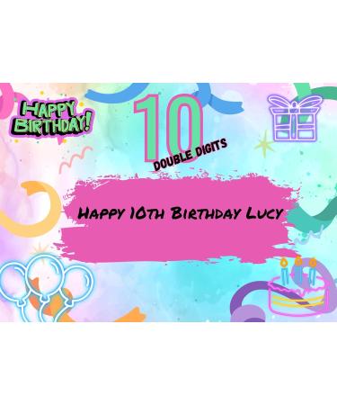 Personalised 10 double digits birthday sweet box | 10th birthday|Tenth birthday gift| 10th birthday gift| 10th birthday present|Personalised 10th birthday| - Buy Online on GoSupps.com