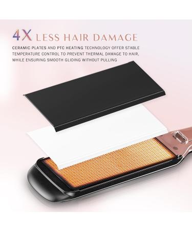 DORISILK 500 F High Temp Hair Straightener & Curler - Ceramic Wide Flat Iron | Frizz-Free Shiny Results - Shop Internationally - Buy Online on GoSupps.com