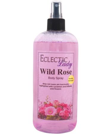 Wild Rose Body Spray (Double Strength) 16 ounces Body Mist for Women with Clean Light & Gentle Fragrance Long Lasting Perfume with Comforting Scent for Men & Women Cologne with Soft Subtle Aroma 16 Fluid Ounces (Double Strength)