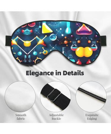 Buy Abstract Science Chemistry Print Eye Mask - Soft Comfortable & Light-Blocking Unisex Sleep Mask - Ideal for International Shipping - Buy Online on GoSupps.com