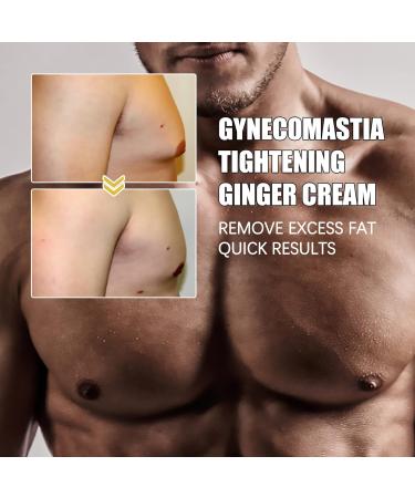 Gynecomastia Cream | Natural Ginger Formula for Men | Chest Tightening and Shrinkage | Safe Daily Use - Buy Online on GoSupps.com