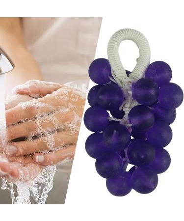  WJnflQN Grape Soap with Rope - 130g Natural Fruit Soap - Moisturizing Scented Foaming Cleanser for Dry Skin Face Shower Body Travel Foot Sensitive Areas - Buy Online on GoSupps.com