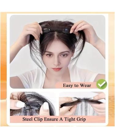 Bangs Hair Clip Natural Human Hair Clip-In Bangs Hairline Replacement Lanugo Bangs Hand Woven Hair Bangs with Sideburns Clip in Hair Extensions Bangs Clip in Hair - Buy Online on GoSupps.com