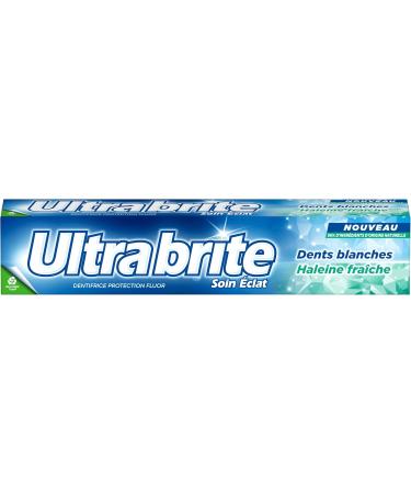 ULTRA BRITE - Ultra Brite Whitening Toothpaste - Ultra Whiteness - Ultra Freshness - White and Brilliant Teeth - Pack of 12 x 75 ml - Buy Online on GoSupps.com