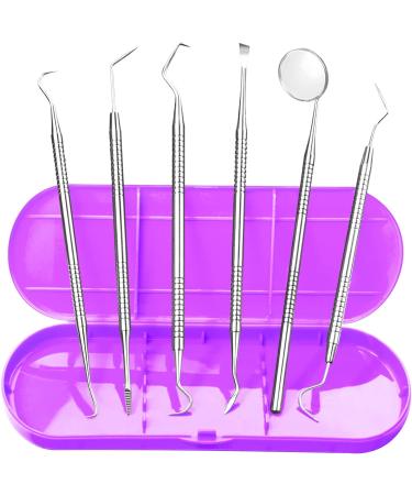 Professional Dental Tools Set - Stainless Steel Plaque Remover & Hygiene Kit with Case - Buy Online on GoSupps.com
