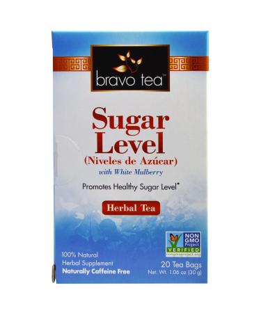 Sugar Level Tea, 20 Bags by Bravo Tea & Herbs (Pack of 2)2