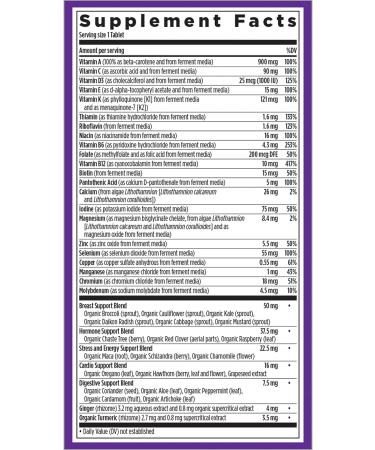 New Chapter Every Woman's 40+ Multivitamin - 72 Vegetarian Tablets | Whole-Food Formula - Buy Online on GoSupps.com