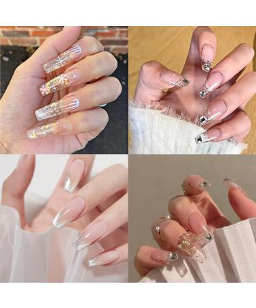 Lofuanna Builder Gel Bottle Set 56G - LED/UV Gel for Nail Art | 100 Templates & Nail Brush | Perfect for Gel & Artificial Nails - Buy Online on GoSupps.com