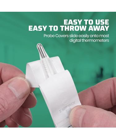 Thermometer Probe Covers - Pack of 100 - Universal Disposable Cover Box for Digital Thermometer - 100 Count - Buy Online on GoSupps.com