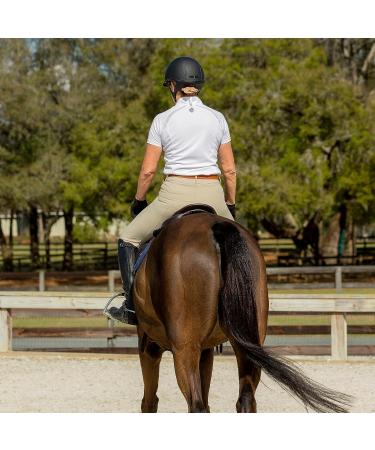 Equinavia Ingrid Women's Equestrian Show Shirt - White, X-Large - Buy Online on GoSupps.com