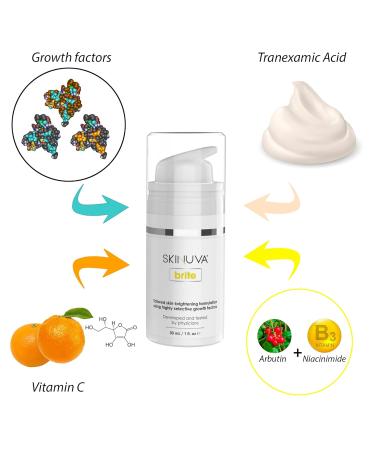 Skinuva Brite Dark Spot Treatment - Brightening Cream & Age Spot Solution for All Skin Types - 30ml (2 Pack) | International Shipping - Buy Online on GoSupps.com