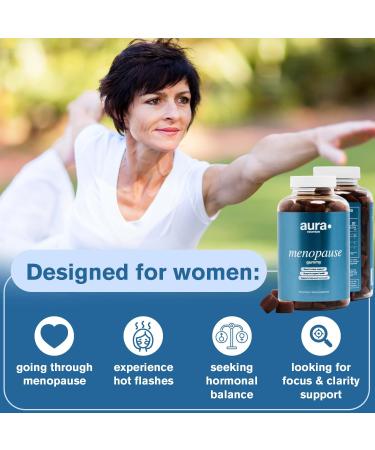 Menopause Gummy Supplements with Magnolia Bark Extract Relief from Night Sweats & Hot Flashes | 60 Gummies for Natural Energy Support - Shop Now - Buy Online on GoSupps.com