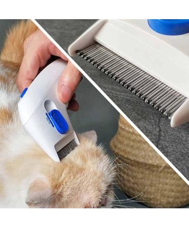Electric Flea Comb Lice Comb Electric Pet Doctor for Flea Lice Treatment Eliminator Professional Flea Comb Remover Kit for Cats & Dog Pet - Buy Online on GoSupps.com