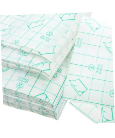 Buy Minkissy 100pcs Makeup Hand Palette & Adhesive Tape Disposable Serving Tray & Nail Palette for Professional Makeup & Cosmetic Use - Buy Online on GoSupps.com