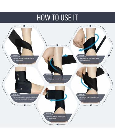 Ultra Thin Ankle Wraps - Adjustable Ankle Brace for Men & Women | Support for Sprains Tendinitis & Sports | Pack of 1 in Misty Rose - Buy Online on GoSupps.com