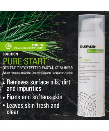 Goldfaden MD Pure Start Gentle Detoxifying Facial Cleanser 5 Fl Oz - Natural Formula | Pack of 1 - Buy Online on GoSupps.com