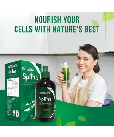 EDMARK Duo: Shake Off Phyto Fiber Pandan 20g x 12 Sachets + Splina Liquid Chlorophyll 500ml Bottle | Detox Drink Set for Cleansing Digestion Support Energy Boost & Body Balance (Pack of 2) - Buy Online on GoSupps.com