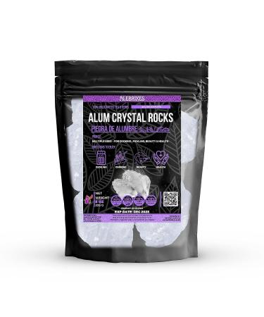 8 oz Alebrixes Alum Stone Rocks - White Alum Crystal Blocks for Natural Deodorant & Antiperspirant - Cooking, Beauty & Health - Buy Online on GoSupps.com